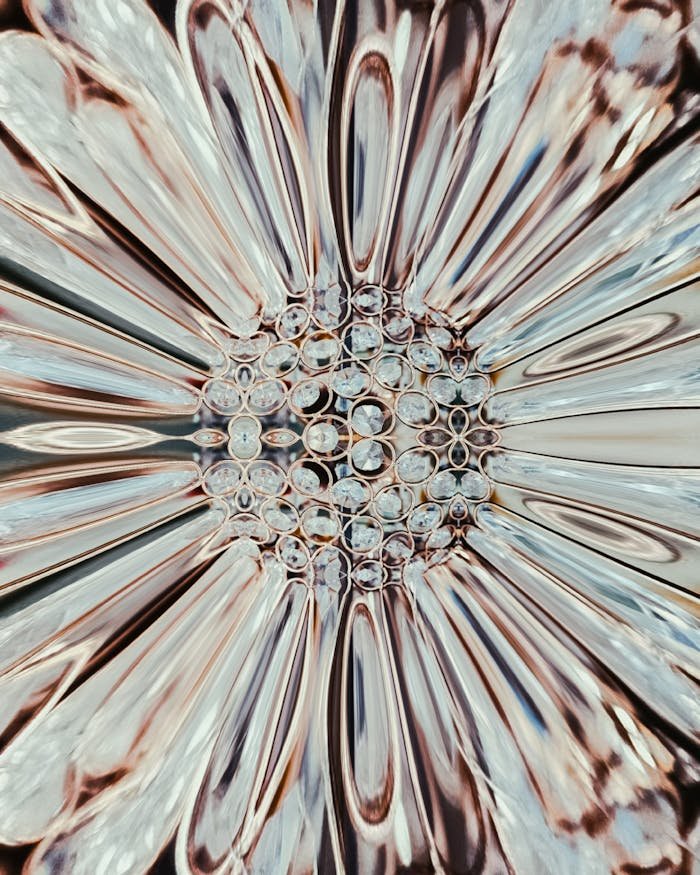 about-us A captivating abstract crystal pattern with geometric shapes and sparkling detail.